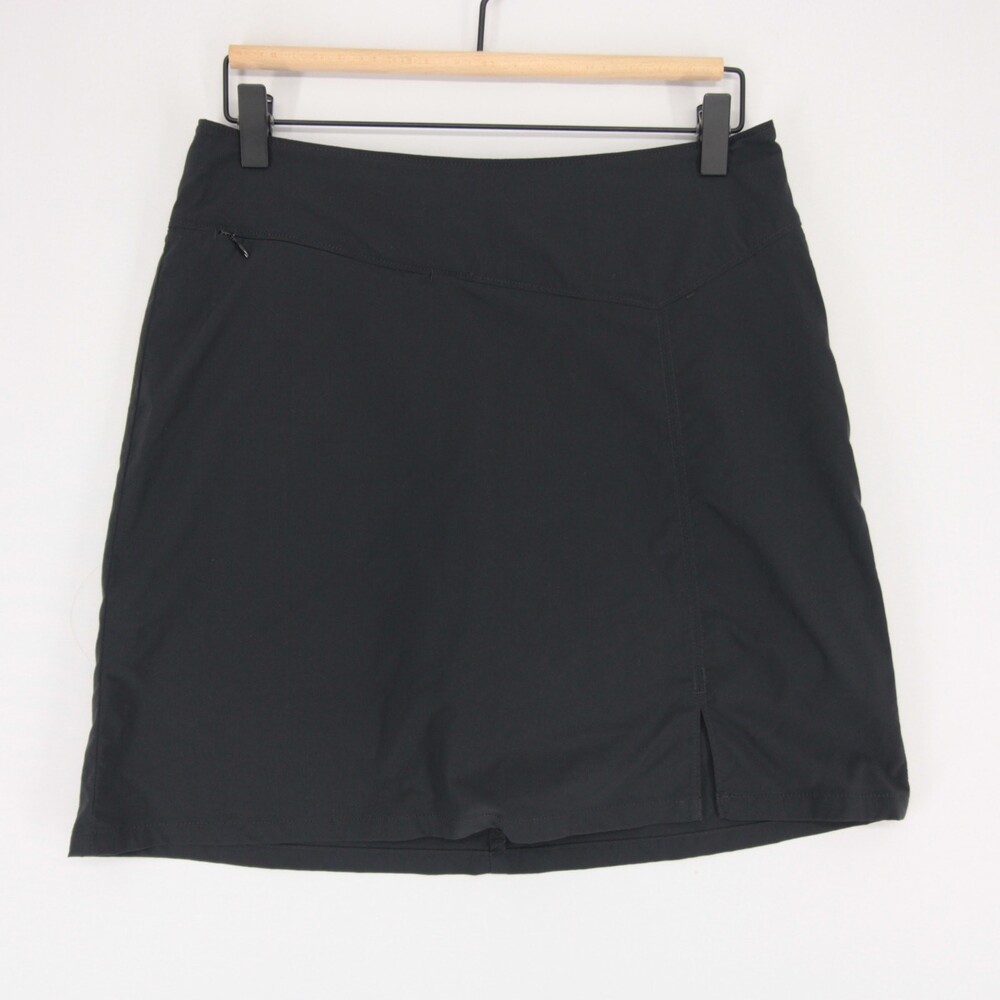 Vintage Patagonia Continental Hideaway Skirt Womens 6 Black Athletic Hiking